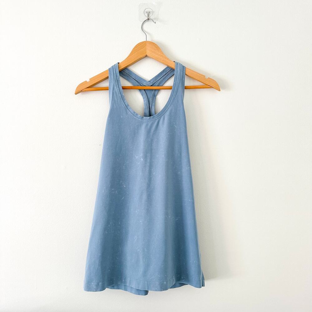lululemon athletica Dusty Blue Cross-Back Tank